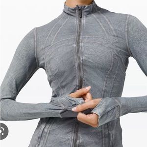 Define jacket in nulux denim wash